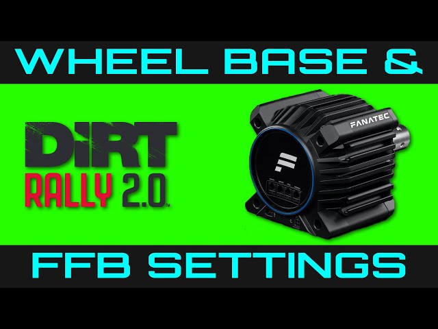 Fanatec GT DD Pro [8 Nm] Wheel Base & FFB Settings | DiRT Rally 2.0