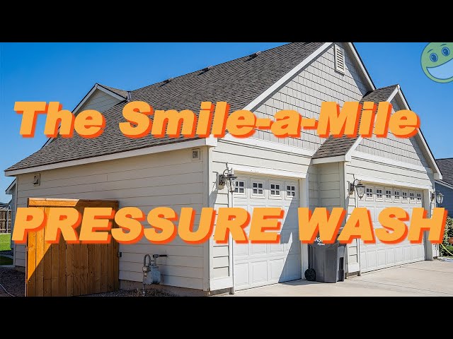 Power washing this POWER HOUSE | Smile-A-Mile Painting | Smile Affect