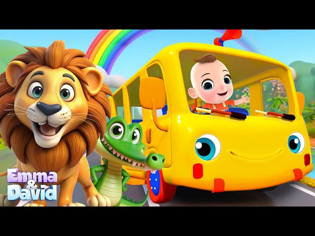 Wheels On The Bus | Old MacDonald Had a Farm | Nursery Rhymes & Animals Songs for Kids | E&D