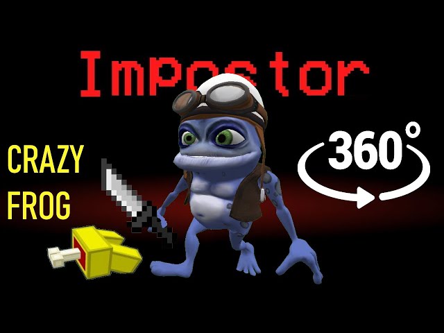 If CRAZY FROG was the Impostor 🚀 Among Us Minecraft 360°