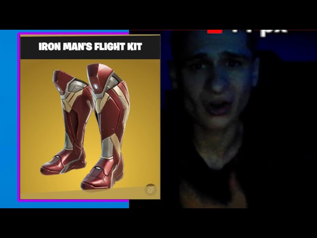 Fortnite's NEW IRON MAN FLIGHT KIT is TOUGH?! | fanof