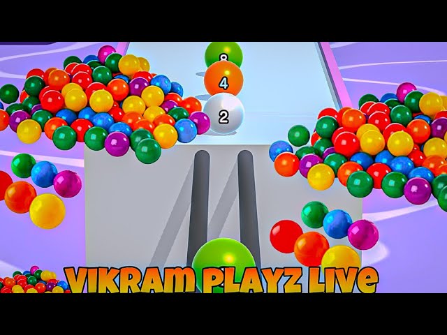 Ball Run 2048 gameplay ball wala game #videoviral 😱 Live stream #shorts #vikramplayzlive