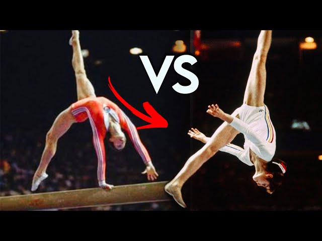 Gymnastics of the 1970’s | Nadia Comaneci VS Nellie Kim!