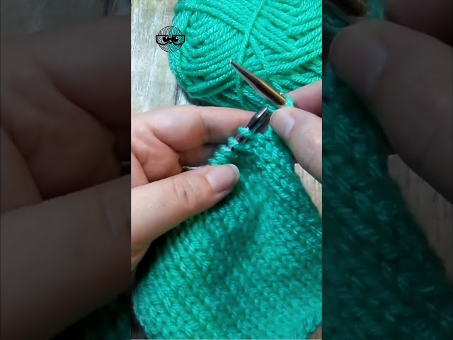 How to Bind Off (or Cast Off) your Knitting #Shorts