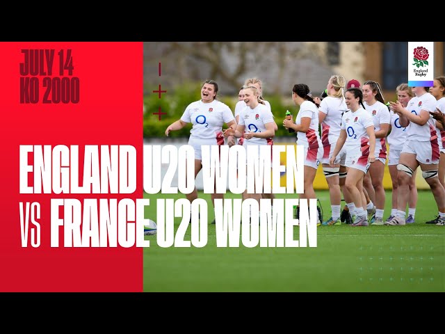 LIVE | England U20 Women v France U20 Women | Six Nations Summer Series | Italy