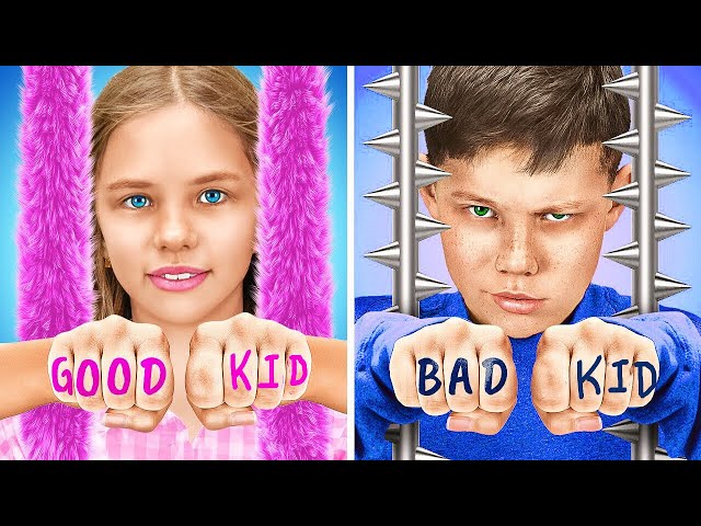 Good Kid VS Bad Kid! Funny Situations & Cool Pranks