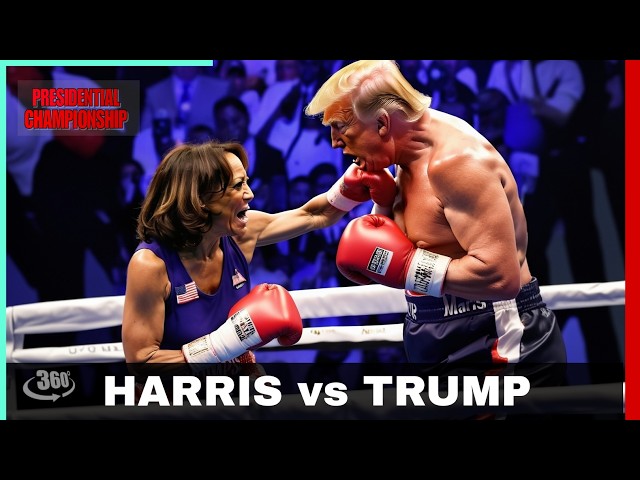 Trump vs. Harris - Presidential Boxing Fight! | 360°VR