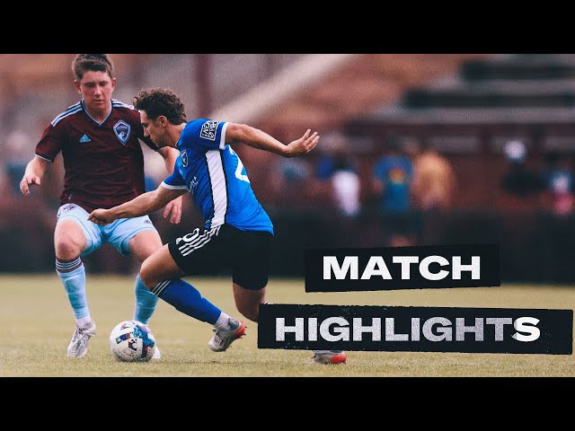 MATCH HIGHLIGHTS: Earthquakes II vs Colorado Rapids 2