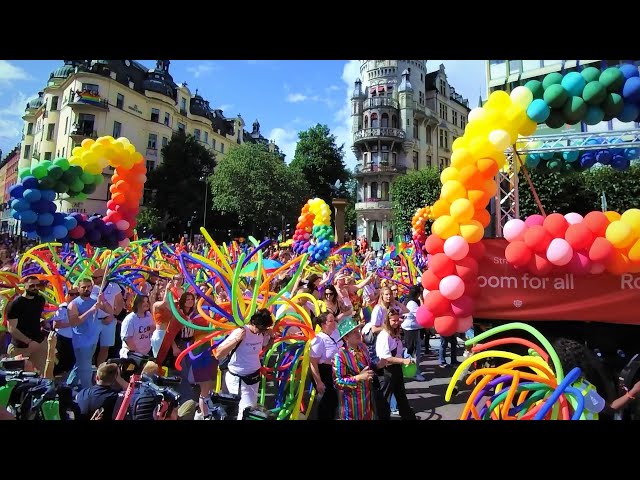 Stockholm Pride 2024 parade (VR180, Spatial Audio)