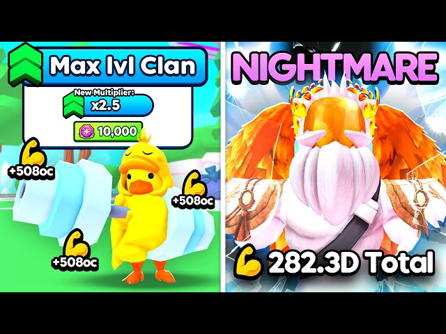 I Made NEW OP Clan and Defeated Nightmare Final Boss in Arm Wrestle Simulator!