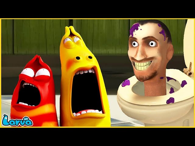 LARVA TUBA - LARVA SKIBIDI TOILET | LARVA CARTOON NEW VERSION | CARTOON FOR KIDS | Larvar Land