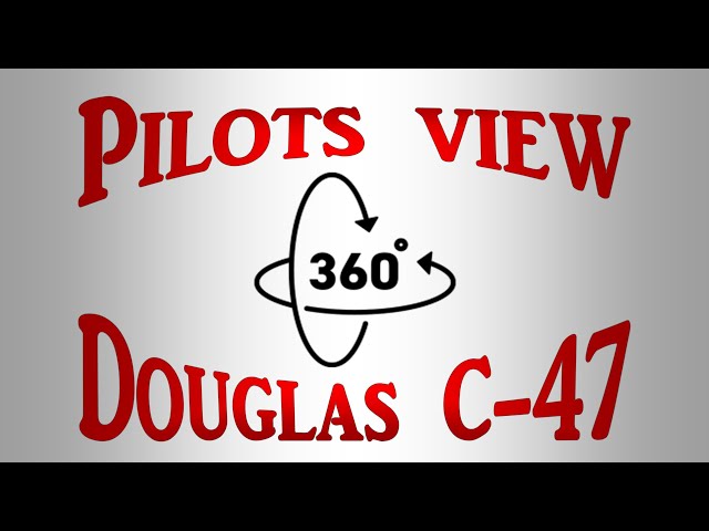 Douglas C-47 (DC3) Pilots 360 view of the cockpit - brought to you by Mia Noi Trading Company