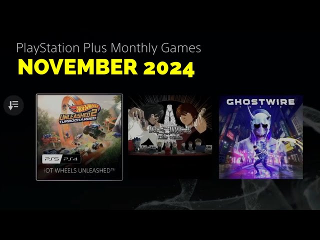 PlayStation FREE Games for November 2024 | PS Plus Essential Members | PS5 | PS4