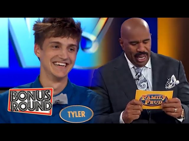 GAMER TYLER BLEVINS AKA NNJA First Full Family Feud USA Episode With Steve Harvey