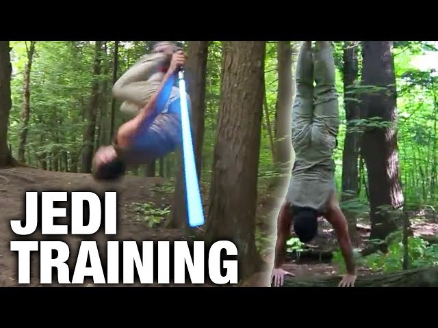 Star Wars Jedi Training In Real Life (Parkour, Lightsaber, Tricking)