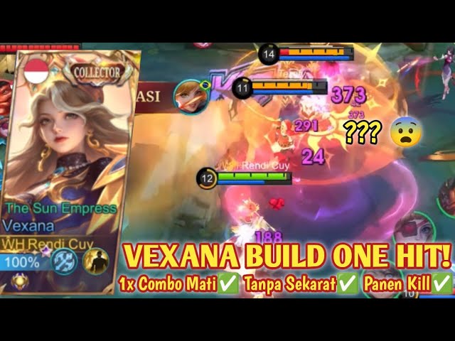 VEXANA TANPA BUKU! ITEM FULL DAMAGE! TERNYATA BISA 1x COMBO MATI! BUILD VEXANA TERSAKIT 2024 - MLBB