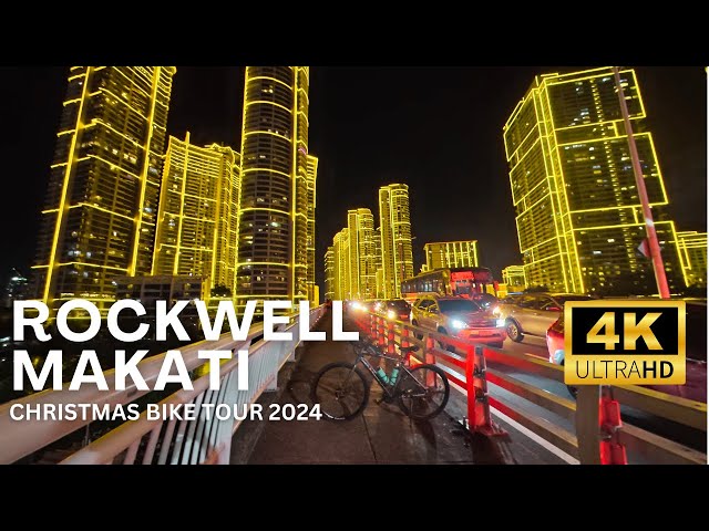 2024 ROCKWELL MAKATI BIKE TOUR | GANDA NG CITY LIGHTS | NIGHT RIDE SA GABE