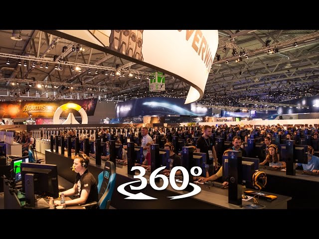 Blizzard at gamescom | 360° video | Booth tour