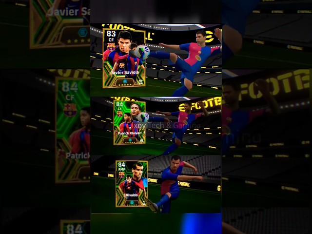 Epic Barcelona Tridente Pack Opening | Rivaldo, Patrick Kluivert, saviola #efootball2025