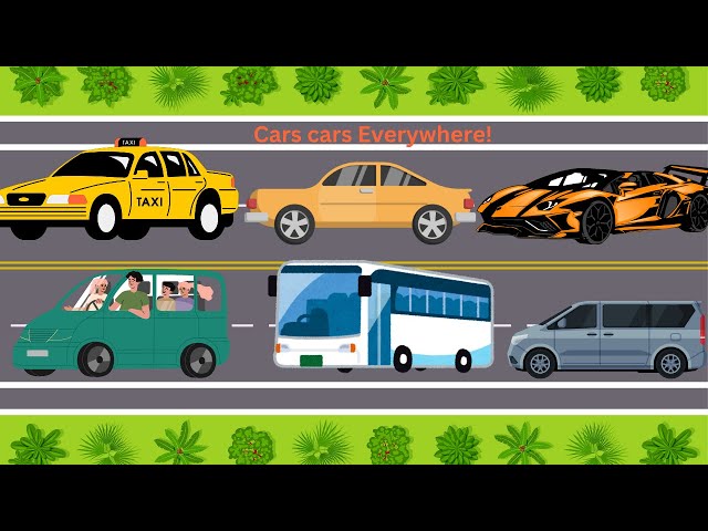 Cars Cars Everywhere- Toddler songs| Best songs for kids| Learning songs