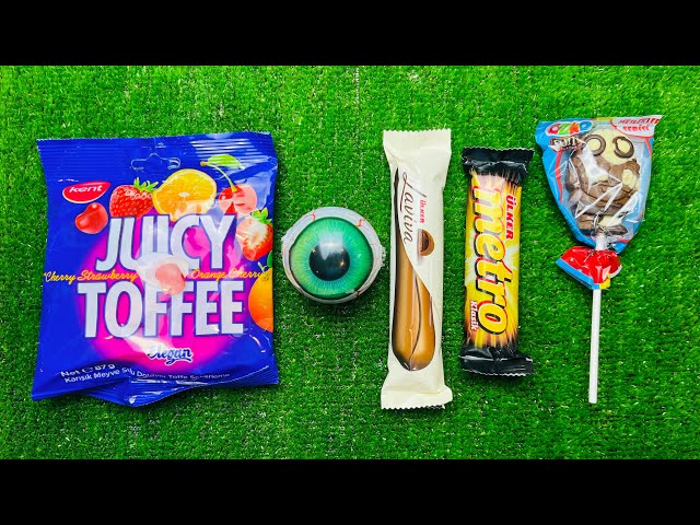 ASMR Most Popular Candys - Some Lots of Colorful Rainbow Lollipop Candy - Unpacking Chocolate Wala