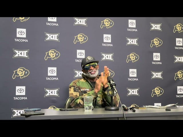 🦬 DEION SANDERS TUESDAY PRESSER - UTAH 🚨