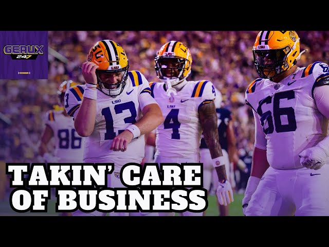 Instant Reaction: LSU handles business in win over South Alabama, 42-10