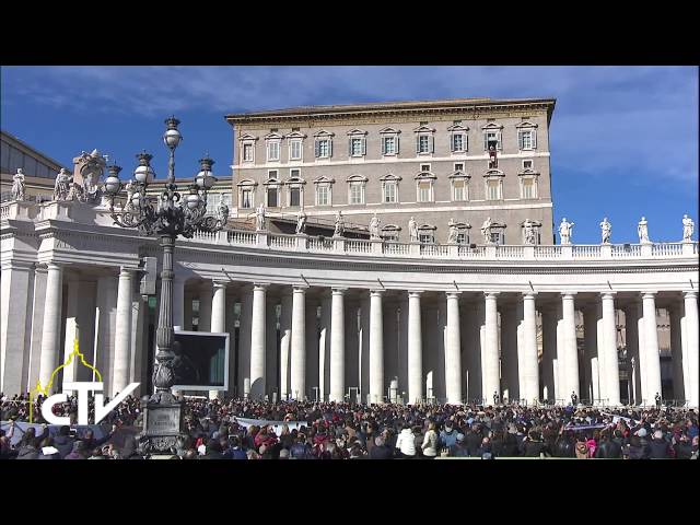 Papa Angelus 22-11-2015