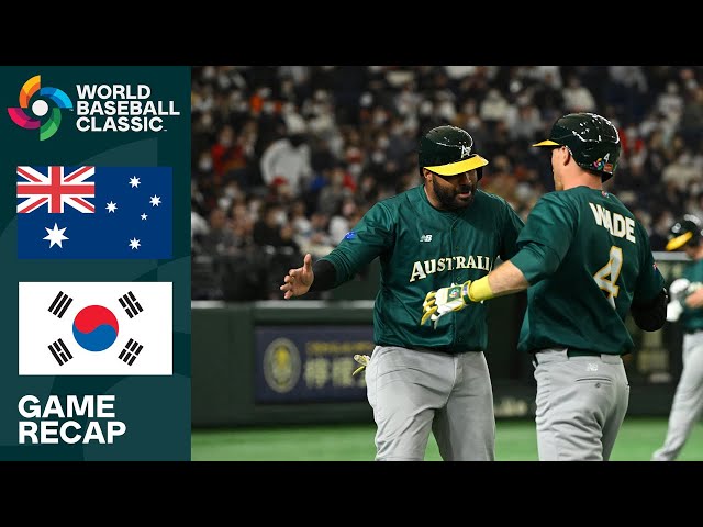 Australia vs. Korea Game Highlights | 2023 World Baseball Classic