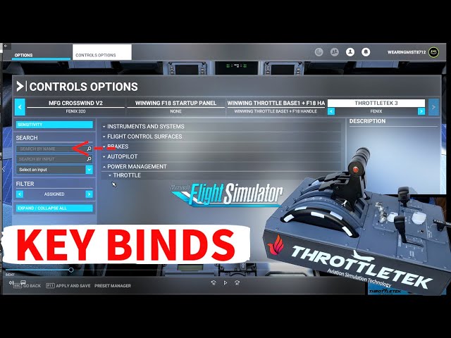 Binding Throttletek FlightBox | Fenix Airbus A320 | Microsoft Flight Simulator