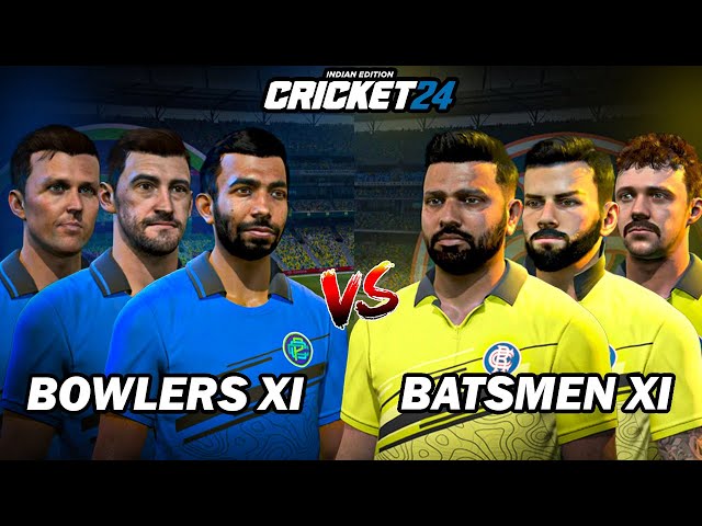 Bumrah's Bowlers XI vs Hitman's Batsmen XI - Part 1🔥😍 - Cricket 24