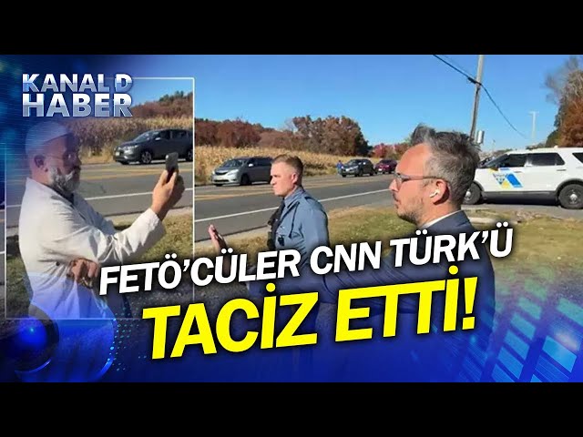 FETÖ'cüler CNN TÜRK Ekibini Taciz Etti! Terörist Fethullah Gülen Çiftliğine Gömüldü