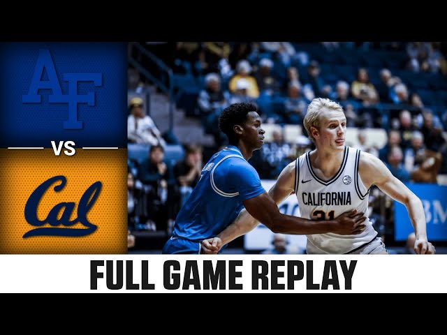 Air Force vs. Cal Full Game Replay | 2024-25 ACC Men's Basketball