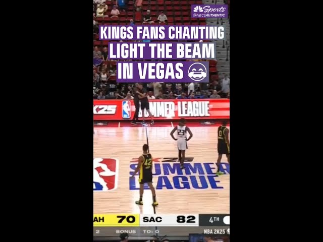 "Light The Beam" chants in Vegas for NBA Summer League 🗣️ | NBC Sports California