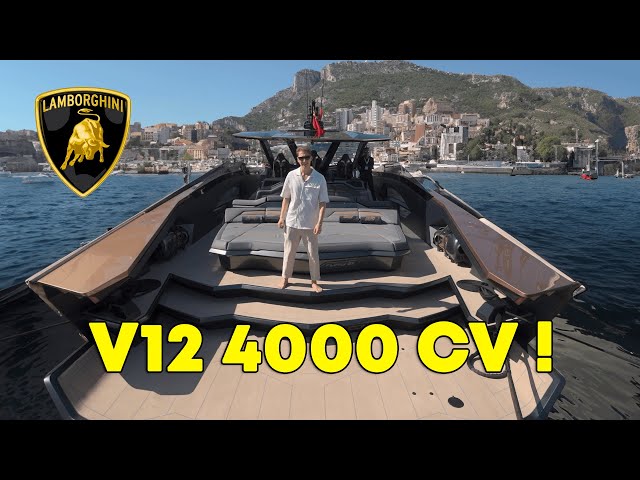 À l'intérieur du yacht Lamborghini à 4 MILLIONS d'€ ! (c'est un missile)