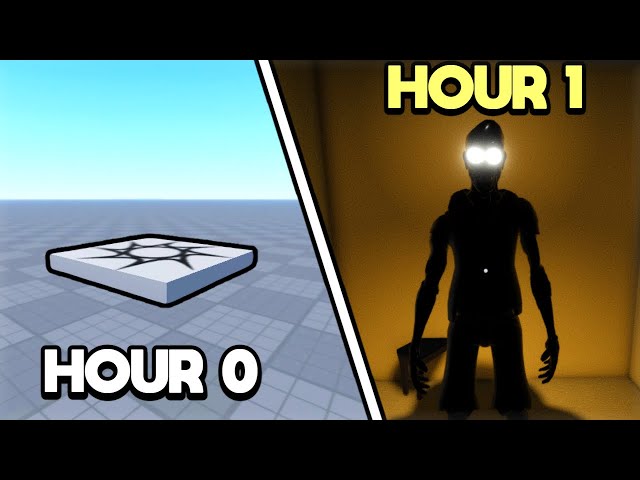 Making a Roblox Horror Game in 1 HOUR!