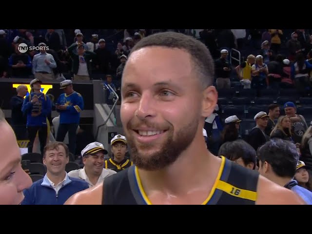 Steph Calls Out Klay Shimmy after the win vs Mavs, Postgame Interview 😂