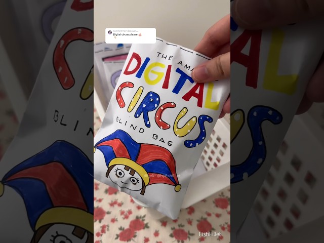 The amazing digital circus blind bag 🎪 #asmr #asmrunboxing #blindbag #papersquishy #tadc  #diy