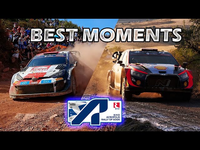 Acropolis Rally Greece 2023 : Highlights / The Best Moments / Pure Action