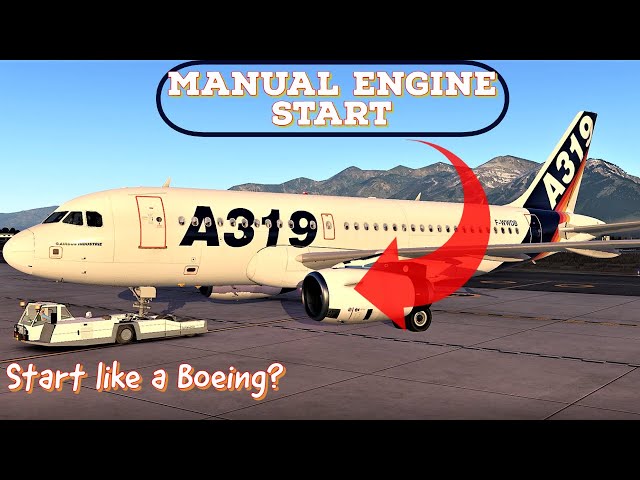 Start like a Boeing? | REAL Airbus Pilot Tips | MANUAL Engine Start Procedure