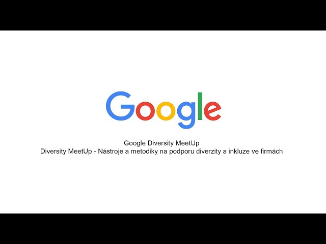 Diversity MeetUp - Nástroje a metodiky na podporu diverzity a inkluze ve firmách