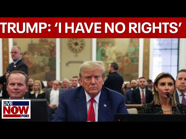 Trump trial: closing arguments, claims his rights are being taken away | LiveNOW from FOX