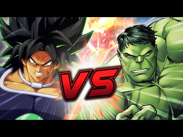 Broly VS Hulk: WHO WINS? - 3D Animated Dragon Ball VS Marvel DEATH BATTLE!