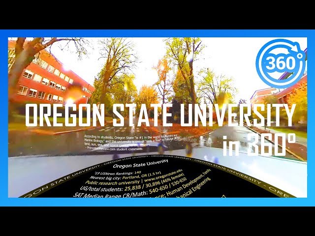 [2020] OREGON STATE UNIVERSITY in 360° (driving campus tour)