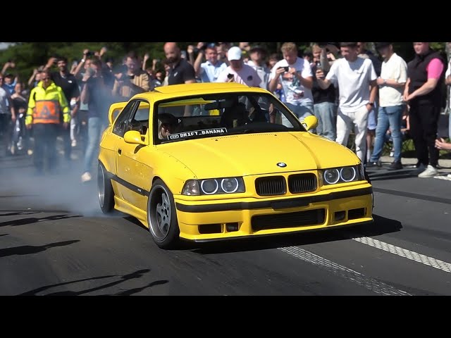 Best of Street Drifts & Burnouts 2024- M5 V10, 550HP Chaser, M3 Touring, R33, S13, Cayman GT4...