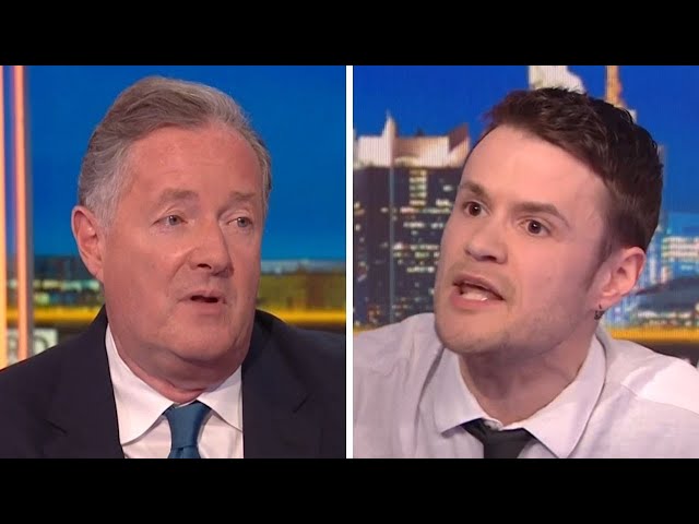 "You've Just Committed Libel!" Piers Morgan's HEATED Debate With Eco Protester