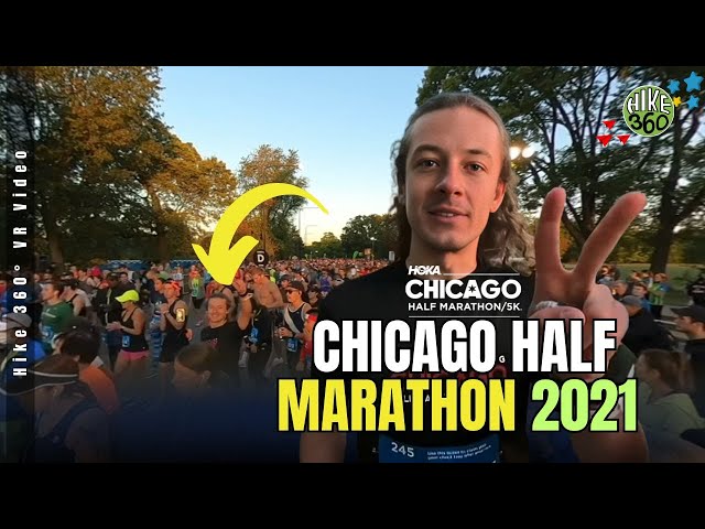 Chicago Half Marathon 2021 (Hike 360° VR Video)