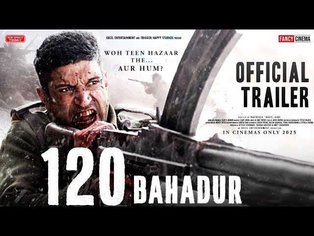 120 Bahadur trailer : Release update | Farhan Akhtar | Ek Sau Bees Bahadur teaser trailer