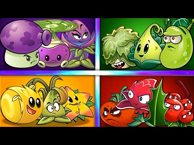 Tournament: 4 Team Plants Battle | Team Plants Who Will Win? | PVZ 2 Team Plants vs Team Plants