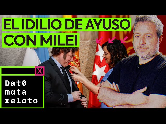 Que hay detrás de la medalla de Ayuso a Milei | DATO MATA RELATO